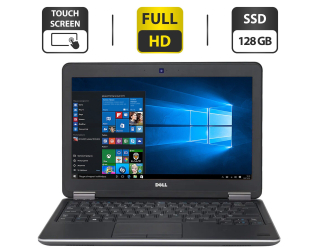 БУ Нетбук Б-класс Dell Latitude E7240 / 12.5&quot; (1920x1080) IPS Touch / Intel Core i7-4600U (2 (4) ядра по 2.1 - 3.3 GHz) / 8 GB DDR3 / 128 GB SSD / Intel HD Graphics 4400 / WebCam / HDMI из Европы в Одессе