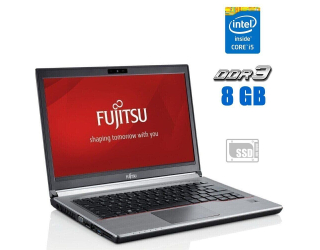 БУ Ноутбук Fujitsu LifeBook E734 / 13.3&quot; (1366x768) TN / Intel Core i5-4300M (2 (4) ядра по 2.6 - 3.3 GHz) / 8 GB DDR3 / 128 GB SSD / Intel HD Graphics 4600 / WebCam / Windows 10 Pro из Европы в Одессе