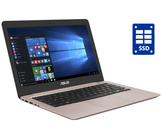 БУ Ультрабук Asus ZenBook UX310UA / 13.3&quot; (3200x1800) IPS / Intel Core i3-7100U (2 (4) ядра по 2.4 GHz) / 8 GB DDR4 / 256 GB SSD + 500 GB HDD / Intel HD Graphics 620 / Win 10  из Европы в Одессе