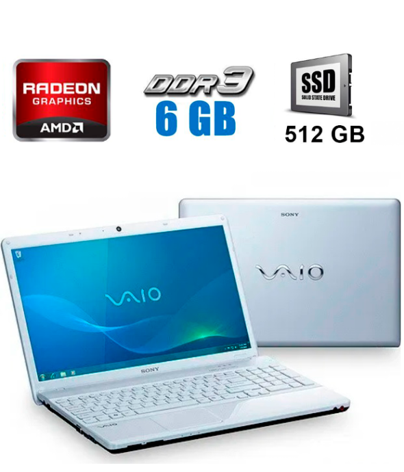 Ноутбук SONY VAIO sve 171 / 17.3 &quot; (1600x900) TN / Intel Pentium B940 (2 ядра по 2.0 GHz) / 4 GB DDR3 / 500 GB SSD / AMD Radeon HD 7650m 1 GB DDR3, 128-bit / Webcam / USB. 3.0 / HDMI / VGA / DVD-ROM - 1
