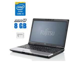 БУ Ноутбук Б-класс Fujitsu LifeBook E782 / 15.6&quot; (1366x768) TN / Intel Core i5-3320M (2 (4) ядра по 2.6 - 3.3 GHz) / 8 GB DDR3 / 120 GB SSD / Intel HD Graphics 4000 / WebCam из Европы в Одессе