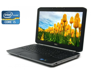 БУ Ноутбук Dell Latitude E5520 / 15.6&quot; (1366x768) TN / Intel Core i5-2430M (2 (4) ядра по 2.4 - 3.0 GHz) / 4 GB DDR3 / 320 GB HDD / Intel HD Graphics 3000 / WebCam из Европы в Одессе