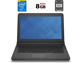 БУ Ноутбук Dell Latitude 3350 / 13.3&quot; (1366x768) TN / Intel Core i3-5005U (2 (4) ядра по 2.0 GHz) / 8 GB DDR3 / 120 GB SSD / Intel HD Graphics 5500 / WebCam / miniDP / HDMI из Европы в Одесі