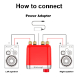 Підсилювач звуку Hi-Fi Miniampl 2x50W Bluetooth/AUX/MicroUSB + адаптер живлення - 7