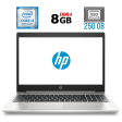Ноутбук Б-класс HP ProBook 450 G6 / 15.6" (1366x768) TN / Intel Core i3-8145U (2 (4) ядра по 2.1 - 3.9 GHz) / 8 GB DDR4 / 250 GB SSD / Intel UHD Graphics 620 / WebCam / USB 3.1 / HDMI - 1