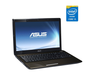 БУ Ноутбук Б-клас Asus X52F / 15.6&quot; (1366x768) TN / Intel Core i5-460M (2 (4) ядра по 2.53 - 2.8 GHz) / 4 GB DDR3 / 120 GB SSD / Intel HD Graphics / WebCam / DVD-ROM / АКБ не тримає из Европы в Одесі
