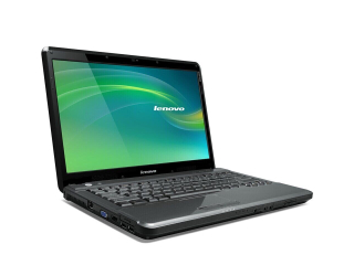 БУ Ноутбук Б - клас Lenovo G565 / 15.6&quot; (1366x768) TN / AMD Athlon II P360 (2 ядра по 2.3-3.2 GHz) / 4 GB DDR3 / 120 GB SSD / AMD Radeon HD 4200 Graphics / WebCam из Европы в Одесі