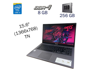 БУ Ультрабук Asus VivoBook X515JA / 15.6&quot; (1366x768) TN / Intel Core i3-1005G1 (2 (4) ядра по 1.2 - 3.4 GHz) / 8 GB DDR4 / 256 GB SSD / Intel UHD-Graphics 10 Generations / WebCam / Windows 10 PRO Lic из Европы в Одессе