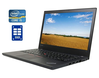 БУ Ноутбук Б-класс Lenovo ThinkPad T470 / 14&quot; (1920x1080) IPS Touch / Intel Core i5-7300U (2 (4) ядра по 2.6 - 3.5 GHz) / 16 GB DDR4 / 120 GB SSD / Intel HD Graphics 520 / WebCam / Две АКБ из Европы в Одессе