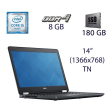 Ультрабук Б-класс Dell Latitude E5470 / 14" (1366x768) TN / Intel Core i5-6300U (2 (4) ядра по 2.4 - 3.0 GHz) / 8 GB DDR4 / 180 GB SSD / Intel HD Graphics 520 / WebCam / HDMI / Windows 10 лицензия - 1