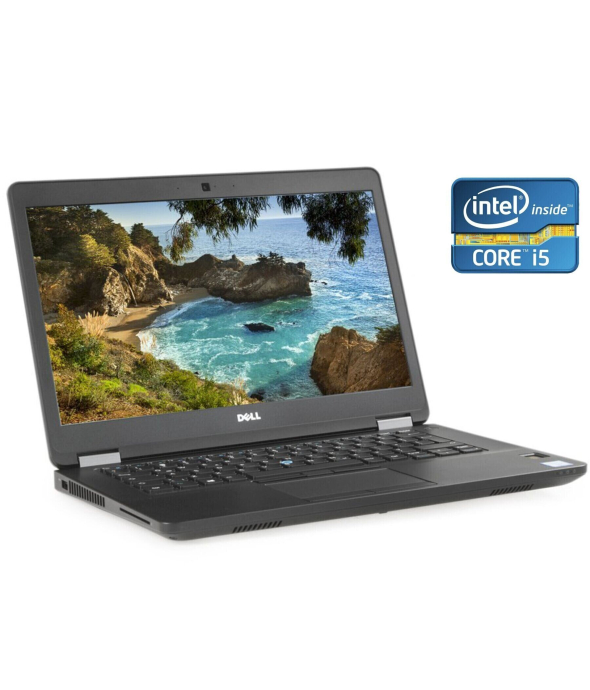 Ультрабук Dell Latitude E5470 / 14 &quot; (1366x768) TN / Intel Core i5-6440HQ (4 ядра по 2.6 - 3.5 GHz) / 8 GB DDR4 / 240 GB SSD / Intel HD Graphics 530 / WebCam / Win 10 Pro - 1