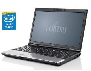 БУ Ноутбук Fujitsu LifeBook E782 / 15.6&quot; (1366x768) TN / Intel Core i7-3520M (2 (4) ядра по 2.9 - 3.6 GHz) / 8 GB DDR3 / 1000 GB SSD / Intel HD Graphics 4000 / Win 10 Pro / АКБ не тримає из Европы в Одесі