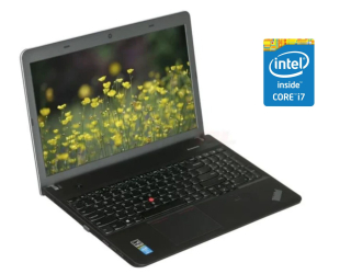 БУ Ноутбук Lenovo ThinkPad E540 / 15.6&quot; (1366x768) TN / Intel Core i7-4702MQ (4 (8) ядра по 2.2 - 3.2 GHz) / 8 GB DDR3 / 250 GB SSD / Intel HD Graphics 4600 / WebCam / DVD-ROM / Win 10 из Европы в Одесі