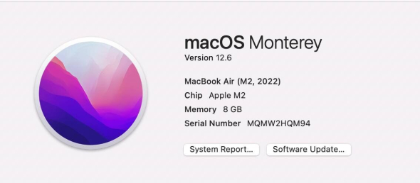 Ноутбук Apple MacBook Air 13 A2681 / 13.6&quot; (2560x1664) IPS / Apple M2 (8 ядер по 3.49 GHz) / 8 GB DDR5 / 256 GB SSD / Apple M2 Graphics / WebCam / MacOS / Midnight - 6