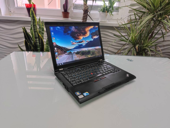 Ноутбук Lenovo ThinkPad T410 / 14.1&quot; (1280x800) TN / Intel Core i5-520M (2 (4) ядра по 2.4 - 2.93 GHz) / 8 GB DDR3 / 128 GB SSD / Intel HD Graphics / WebCam / DVD-RW - 3