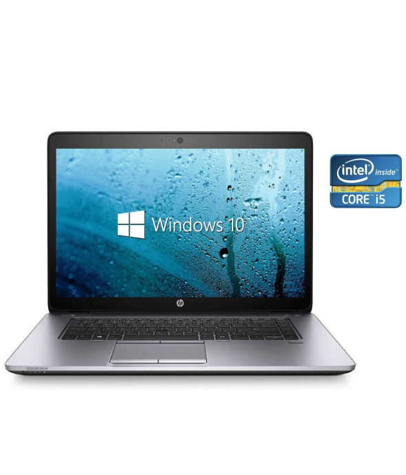 Ноутбук Б-класс HP Elitebook 850 G1 / 15.6&quot; (1920x1080) TN / Intel Core i5-4300U (2 (4) ядра по 1.9 - 2.9 GHz) / 8 GB DDR3 / 240 GB SSD / Intel HD Graphics 4400 / WebCam / Win 10 Pro - 1