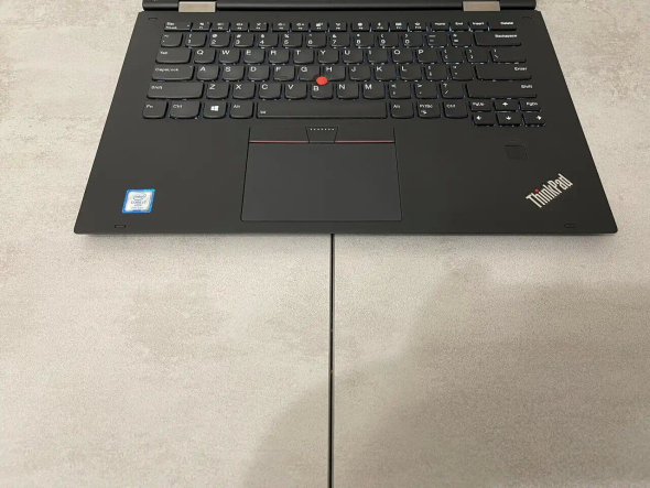 Ноутбук-трансформер Б-класс Lenovo ThinkPad X1 Yoga (2nd Gen) / 14&quot; (2560x1440) IPS Touch / Intel Core i7-7600U (2 (4) ядра по 2.8 - 3.9 GHz) / 16 GB DDR3 / 256 GB SSD M.2 / Intel HD Graphics 620 / WebCam / Fingerprint / USB 3.1 / HDMI - 8