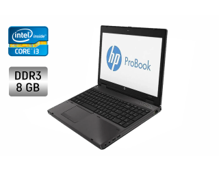 БУ Ноутбук HP ProBook 6570b / 15.6&quot; (1366x768) TN / Intel Core i3-2370M (2 (4) ядра по 2.4 GHz) / 8 GB DDR3 / 128 GB SSD / Intel HD Graphics 3000 / DVD-RW / WebCam из Европы в Одессе