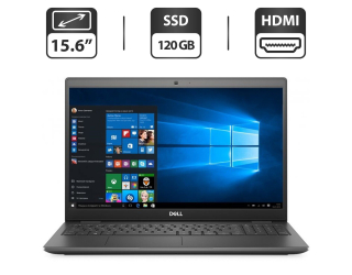 БУ Ультрабук Dell Latitude 3510 2020 / 15.6&quot; (1366x768) TN / Intel Core i3-10110U (2 (4) ядра по 2.1 - 4.1 GHz) / 4 GB DDR4 / 120 GB SSD / Intel UHD Graphics / WebCam / HDMI из Европы в Одессе