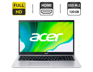 БУ Ультрабук Acer Aspire 3 A315-58 / 15.6&quot; (1920x1080) TN / Intel Core i3-1115G4 (2 (4) ядра по 4.1 GHz) / 4 GB DDR4 / 120 GB SSD M.2 / Intel UHD Graphics / WebCam / HDMI из Европы в Одессе