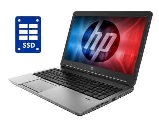 БУ Ноутбук HP ProBook 650 G1 / 15.6&quot; (1366x768) TN / Intel Core i3-4100M (2 (4) ядра по 2.5 GHz) / 8 GB DDR3 / 256 GB SSD / Intel HD Graphics 4600 / WebCam / DVD-ROM / Win 10 Pro из Европы в Одессе