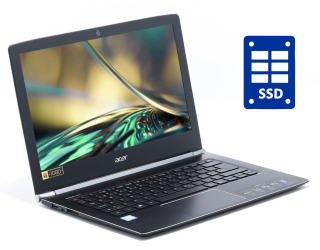 БУ Нетбук Acer Aspire S 13 S5-371-36YU / 13.3&quot; (1920x1080) IPS / Intel Core i3-6100U (2 (4) ядра по 2.3 GHz) / 4 GB DDR3 / 120 GB SSD / Intel HD Graphics 520 / WebCam / Win 10 Home из Европы в Одессе