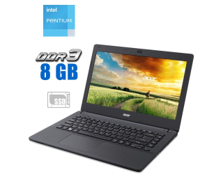 БУ Ноутбук Б-класс Acer Aspire ES1-431 / 14&quot; (1366x768) TN / Intel Pentium N3700 (4 ядра по 1.6 - 2.4 GHz) / 8 GB DDR3 / 500 GB HDD / Intel HD Graphics / WebCam из Европы в Одесі