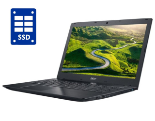 БУ Ноутбук Acer Aspire E5-575-33BM  / 15.6&quot; (1366x768) TN / Intel Core i3-7100U (2 (4) ядра по 2.4 GHz) / 8 GB DDR4 / 256 GB SSD / Intel HD Graphics 620 / WebCam / DVD-ROM / Win 10 Home из Европы в Одессе