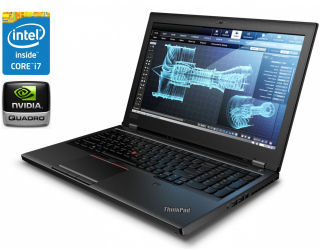 БУ Мобильная рабочая станция Lenovo ThinkPad P53 / 15.6&quot; (1920x1080) IPS / Intel Core i7-9850H (6 (12) ядер по 2.6 - 4.6 GHz) / 64 GB DDR4 / 1000 GB SSD / nVidia Quadro RTX 3000, 6 GB GDDR6, 192-bit / WebCam / Win 10 Pro + Гарнитура A4Tech FH300U NEW из Европы в Одессе