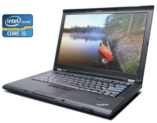 БУ Ноутбук А-класс Lenovo ThinkPad T410 / 14&quot; (1440x900) TN / Intel Core i5-520M (2 (4) ядра по 2.4 - 2.93 GHz) / 4 GB DDR3 / 160 GB SSD / Intel HD Graphics / WebCam / DVD-RW из Европы в Одессе