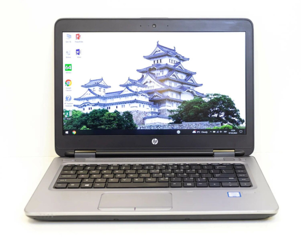 Ноутбук Б-класс HP ProBook 640 G2 / 14&quot; (1920x1080) TN / Intel Core i5-6200U (2 (4) ядра по 2.3 - 2.8 GHz) / 8 GB DDR4 / 256 GB SSD / Intel HD Graphics 520 / WebCam / DisplayPort - 2