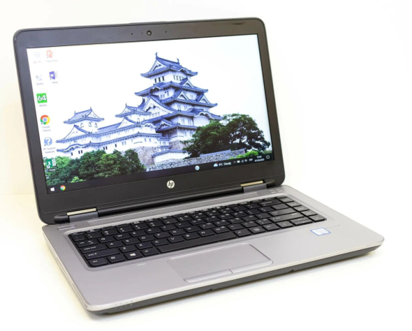 Ноутбук Б-класс HP ProBook 640 G2 / 14&quot; (1920x1080) TN / Intel Core i5-6200U (2 (4) ядра по 2.3 - 2.8 GHz) / 8 GB DDR4 / 256 GB SSD / Intel HD Graphics 520 / WebCam / DisplayPort - 3