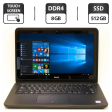Ультрабук Б-класс Dell Latitude 3380 / 13.3" (1366x768) TN Touch / Intel Core i5-7200U (2 (4) ядра по 2.5 - 3.1 GHz) / 8 GB DDR4 / 512 GB SSD / Intel HD Graphics 620 / WebCam / HDMI - 1