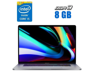 БУ Ноутбук Apple MacBook Pro A1989 / 13.3&quot; (2560x1600) IPS / Intel Core i5-8250U (4 (8) ядра по 1.6 - 3.4 GHz) / 8 GB DDR3 / 240 GB SSD / Intel Iris Plus Graphics 655 / WebCam из Европы в Одесі