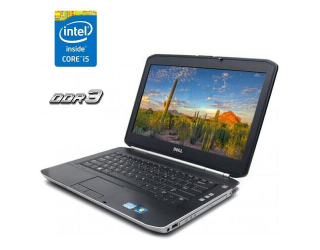 БУ Ноутбук Dell Latitude E5420 / 14&quot; (1366x768) TN / Intel Core i5-2430M (2 (4) ядра по 2.4 - 3.0 GHz) / 4 GB DDR3 / 320 GB HDD / Intel HD Graphics 3000 / АКБ не держит из Европы в Одесі
