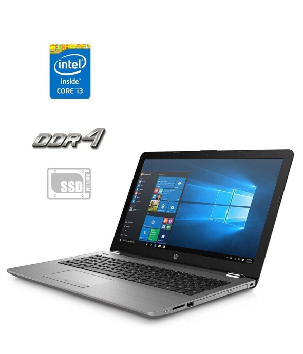 Ультрабук HP 250 G6 / 15.6&quot; (1366x768) TN / Intel Core i3-6006U (2 (4) ядра по 2.0 GHz) / 4 GB DDR4 / 120 GB SSD / Intel HD Graphics 520 / WebCam - 1