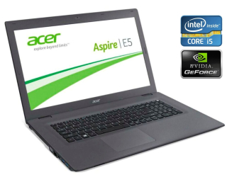 БУ Игровой ноутбук Acer Aspire E5-574G-54Y2 / 15.6&quot; (1920x1080) TN / Intel Core i5-6200U (2 (4) ядра по 2.3 - 2.8 GHz) / 8 GB DDR3 / 240 GB SSD / nVidia GeForce 940M, 2 GB DDR3, 64-bit / WebCam / DVD-ROM / Win 10 Home из Европы в Одесі