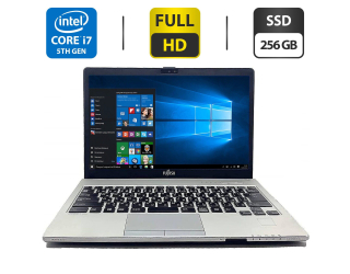 БУ Ультрабук Б-класс Fujitsu LifeBook S935 / 13.3&quot; (1920x1080) IPS / Intel Core i7-5600U (2 (4) ядра 2.6 - 3.2 GHz) / 8 GB DDR3 / 256 GB SSD / Intel HD Graphics 5500 / WebCam / VGA из Европы в Одесі