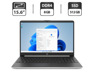 БУ Ноутбук HP 15-dy1731ms / 15.6&quot; (1366x768) TN Touch / Intel Core i3-1005G1 (2 (4) ядра по 1.2 - 3.4 GHz) / 8 GB DDR4 / 512 GB SSD / Intel UHD Graphics / WebCam / HDMI из Европы в Одесі
