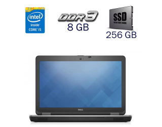 БУ Ноутбук Б класс Dell Latitude E6540 / 15.6&quot; (1366x768) TN / Intel Core i5-4310M (2 (4) ядра по 2.7 - 3.4 GHz) / 8 GB DDR3 / 256 GB SSD / Intel HD Graphics 4600 / WebCam из Европы