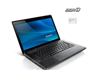 БУ Ноутбук Lenovo G560 / 15.6&quot; (1366x768) TN / Intel Core i3-350M (2 (4) ядра по 2.26 GHz) / 4 GB DDR3 / 120 GB SSD / Intel HD Graphics / WebCam из Европы в Одесі