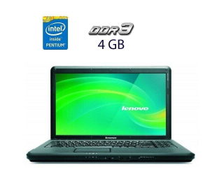 БУ Ноутбук Lenovo G550 / 15.6&quot; (1366x768) TN / Intel Pentium T4500 (2 ядра по 2.3 GHz) / 4 GB DDR3 / 120 GB SSD / Intel GMA Graphics 4500M / WebCam из Европы в Одессе