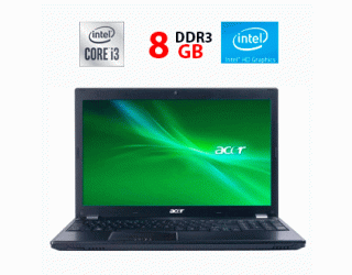 БУ Ноутбук Acer TravelMate 5760 / 15.6&quot; (1366x768) TN / Intel Core i3-2330M (2 (4) ядра по 2.2 GHz) / 8 GB DDR3 / 128 GB SSD / Intel HD Graphics 3000 из Европы в Одесі