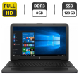 Ноутбук Б-класс HP 250 G5 / 15.6" (1920x1080) TN / Intel Core i3-5005U (2 (4) ядра по 2.0 GHz) / 8 GB DDR3 / 128 GB SSD / Intel HD Graphics 520 / WebCam / DVD-ROM / VGA - 1