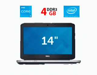 БУ Ноутбук Dell Latitude E5430 / 14&quot; (1366x768) TN / Intel Core i5-3210M (2 (4) ядра по 2.5 - 3.1 GHz) / 4 GB DDR3 / 240 GB SSD / Intel HD Graphics 4000 / WebCam из Европы в Одессе