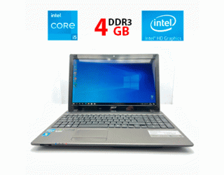 БУ Ноутбук Б-класс Acer TravelMate 8481 / 14&quot; (1366x768) TN / Intel Core i5-2467M (2 (4) ядра по 1.6 - 2.3 GHz) / 4 GB DDR3 / 64 GB SSD + 320 HDD / Intel HD Graphics 3000 / WebCam  из Европы в Одесі