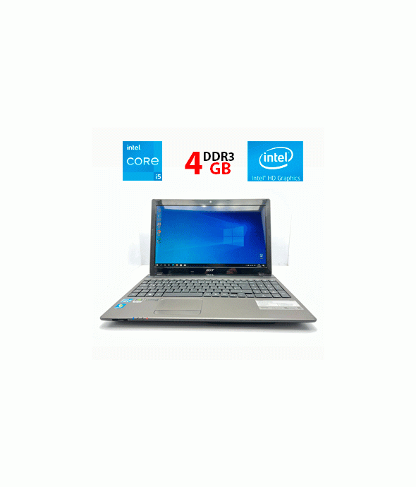 Ноутбук Б-класс Acer TravelMate 8481 / 14&quot; (1366x768) TN / Intel Core i5-2467M (2 (4) ядра по 1.6 - 2.3 GHz) / 4 GB DDR3 / 64 GB SSD + 320 HDD / Intel HD Graphics 3000 / WebCam - 1