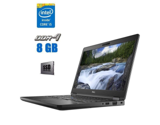 БУ Ноутбук Dell Latitude E5490 / 14&quot; (1920x1080) IPS / Intel Core i5-8250U (4 (8) ядра по 1.6 - 3.4 GHz) / 8 GB DDR4 / 120 GB SSD / Intel UHD Graphics 620 / WebCam из Европы
