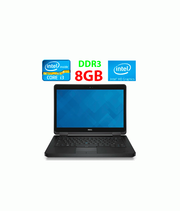 Ноутбук Dell Latitude E5440 / 14&quot; (1366x768) TN / Intel Core i3-4030U (2 (4) ядра по 1.9 GHz) / 8 GB DDR3 / 128 GB SSD / Intel HD Graphics 4400 / WebCam - 1