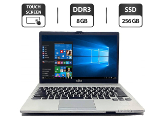 БУ Ультрабук Б-класс Fujitsu LifeBook S935 / 13.3&quot; (1920x1080) IPS Touch / Intel Core i5-5300U (2 (4) ядра 2.3 - 2.9 GHz) / 8 GB DDR3 / 256 GB SSD / Intel HD Graphics 5500 / WebCam / VGA / Windows 10 Pro из Европы в Одесі